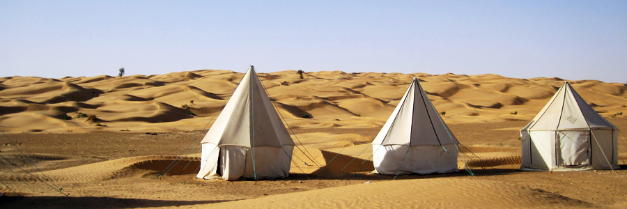 Übernachtung in der Wüste